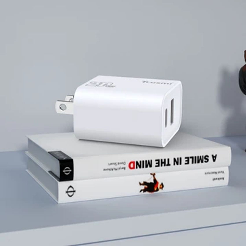 Sạc nhanh Trusmi PD20W A+C màu đen US (CH07-053) 2