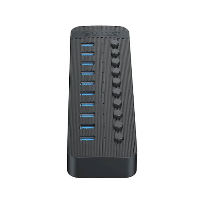 Bộ Chia USB Orico Từ 1 Ra 10 Cổng USB 3.0 CT2U3-10AB-EU-BK-BP - Hình 1