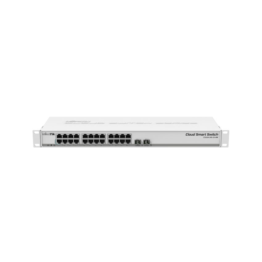 Switch Mikrotik CSS326-24G-2S+RM - 24 Cổng Gigabit, 2 Cổng SFP+, SwitchOS chính hãng