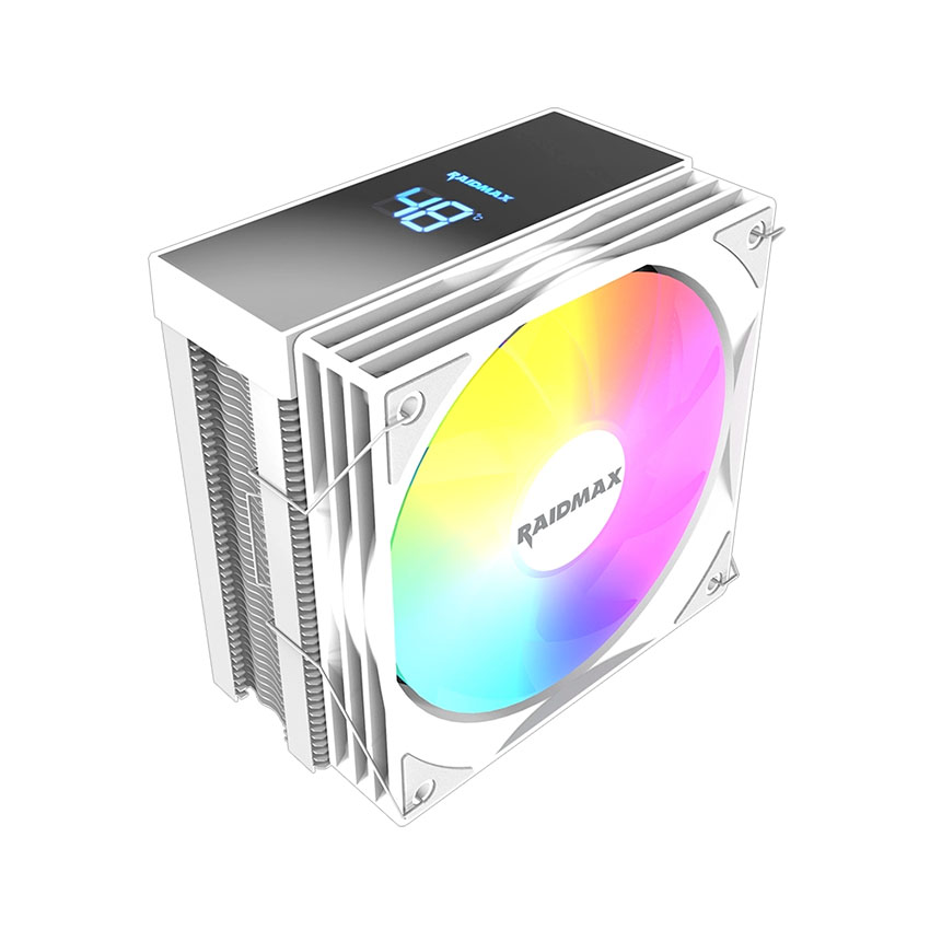 Tản nhiệt khí CPU Raidmax AM1204W trắng (Màn hình Digital) - Hình 3