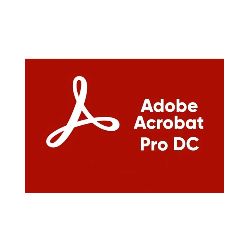 Phần mềm Adobe Acrobat Pro for teams ALL Multiple Platforms Multi Asian Languages Team Licensing Subscription New 12 months - 65304470CA02A12 (12 tháng) chính hãng