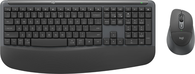 Bộ bàn phím chuột không dây Logitech MK880 Graphite (920-014020) chính hãng