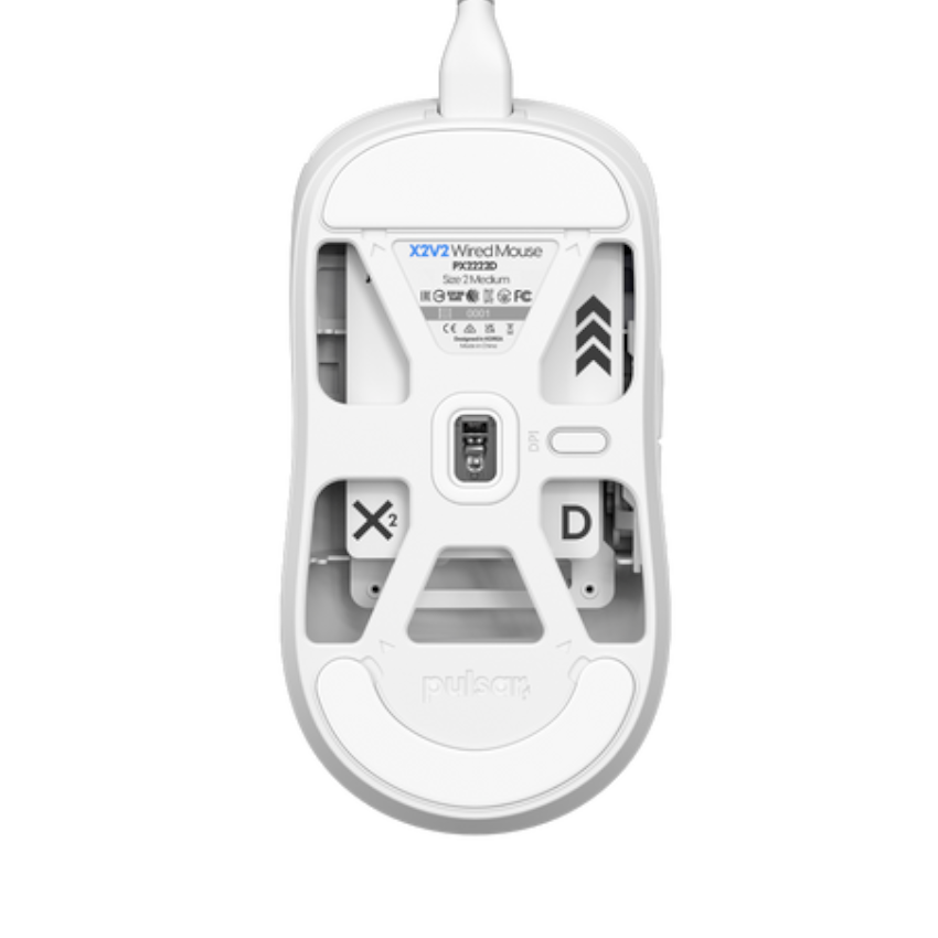 Chuột có dây PULSAR X2 Medium White _PX2222D - Hình 4