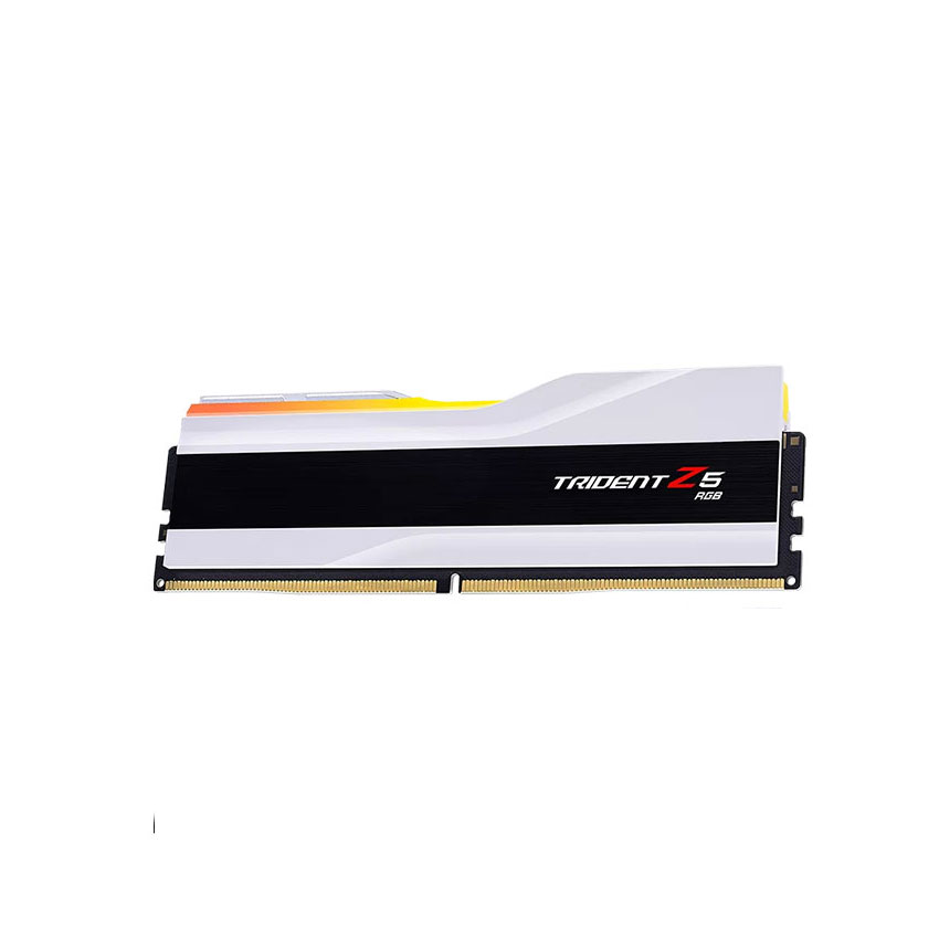 RAM Desktop Gskill Trident Z5 RGB White (16G F5-6000J3636F16GX1-TZ5RW) 16GB (1x16GB) DDR5 6000MHz (Intel XMP / AMD EXPO) chính hãng