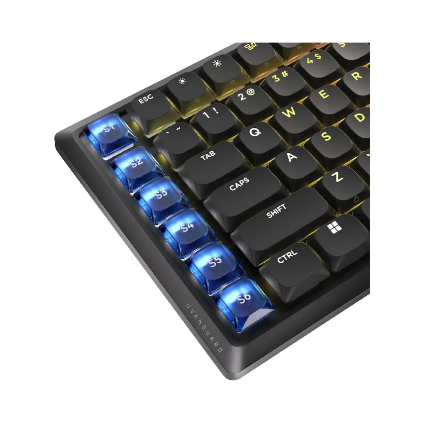 Bàn phím không dây Corsair VANGUARD AIR 99-CSR LP OPX-BLK RGB (CH-91HA01B-NA) - Hình 4
