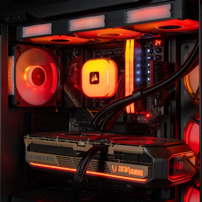 Vỏ máy tính Corsair WARTHOG - Black (eATX/3 Fan) - Hình 4