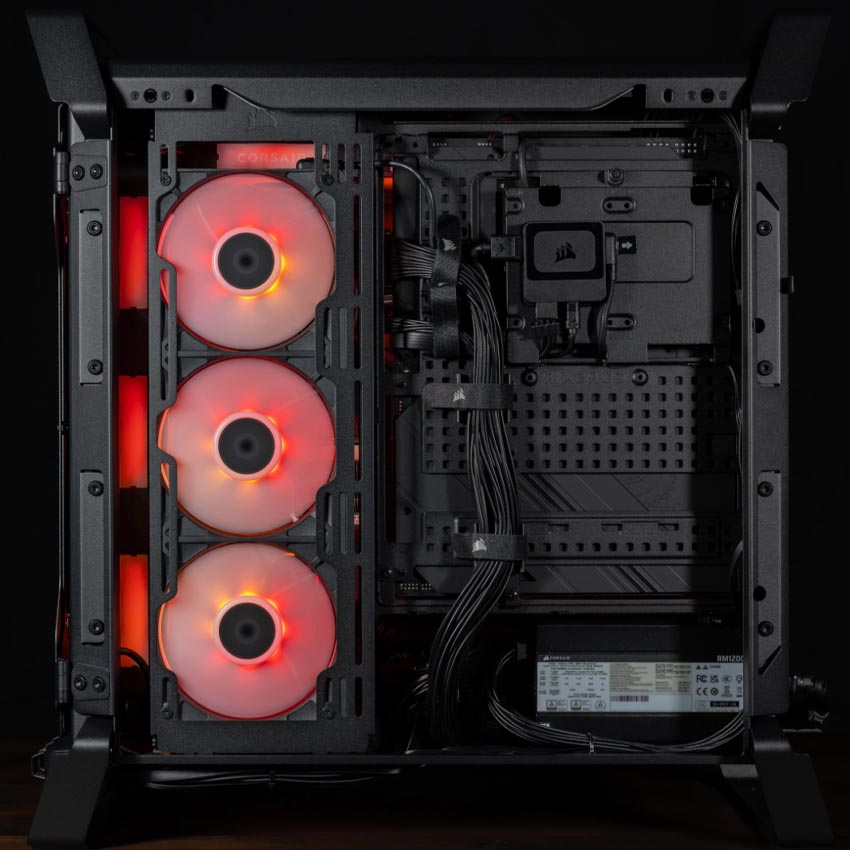 Vỏ máy tính Corsair WARTHOG - Black (eATX/3 Fan) - Hình 6
