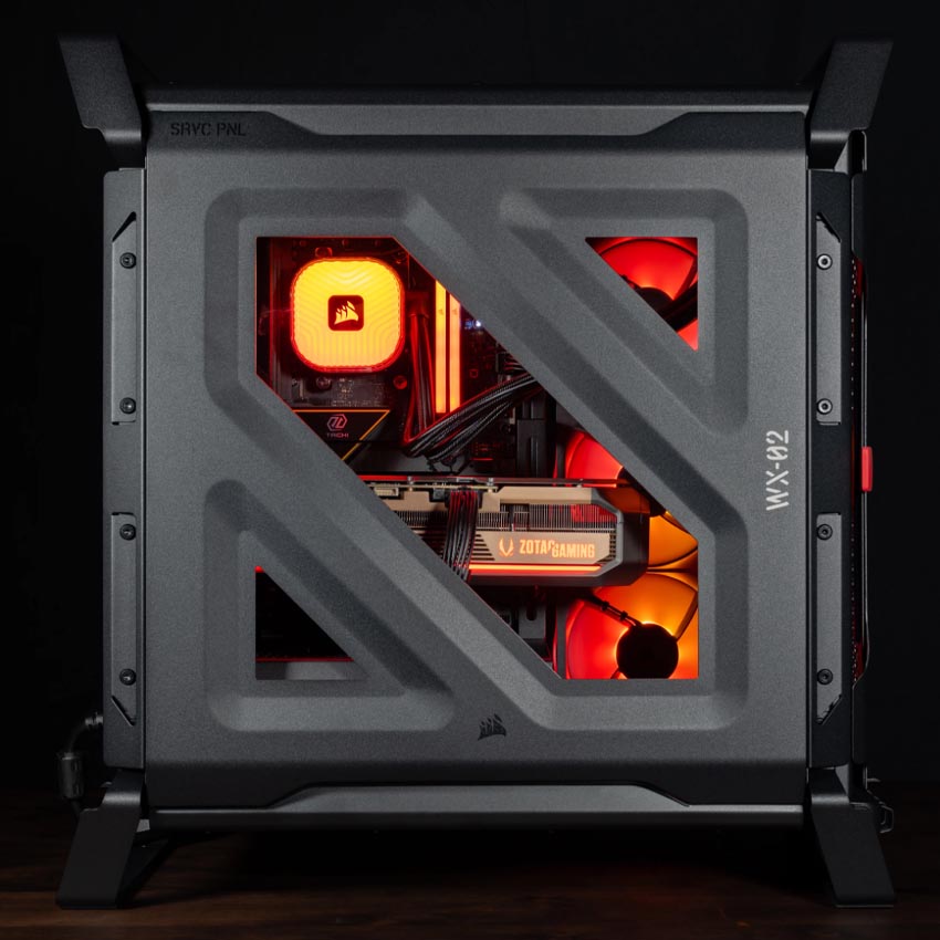 Vỏ máy tính Corsair WARTHOG - Black (eATX/3 Fan) - Hình 8