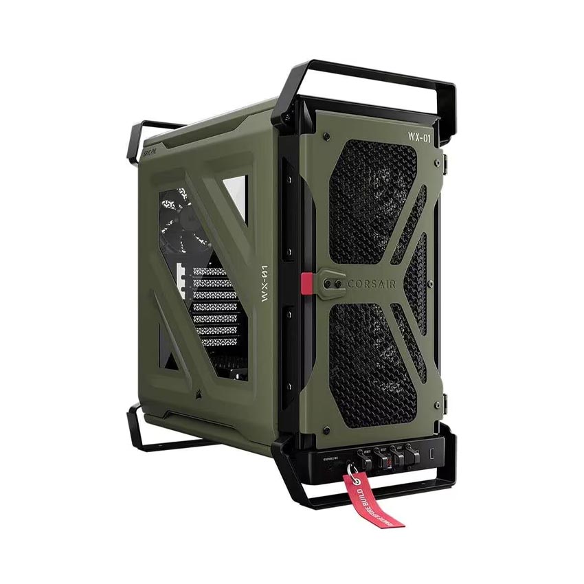 Vỏ máy tính Corsair WARTHOG - Mil Green (eATX/3 Fan) - Hình 1