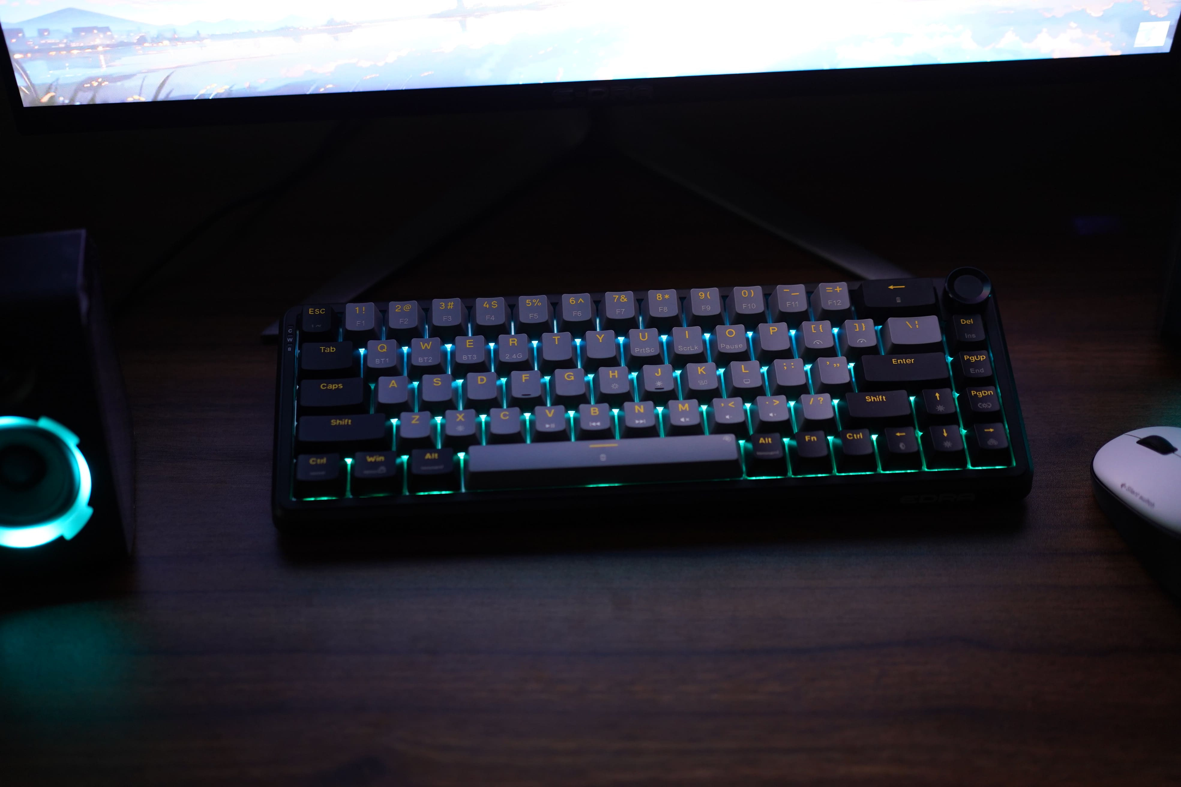 Bàn phím cơ EDRA EK368RT Triple Mode 7