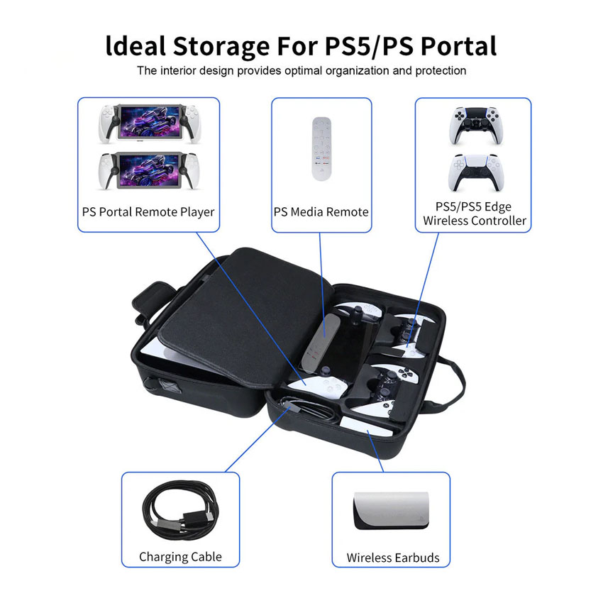 Túi đựng JYS cho Playstation 5 Slim & Playstation Portal (JYS-P5198) 4