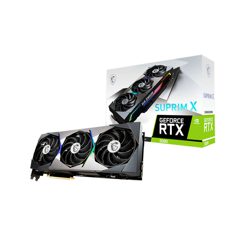 Card màn hình MSI GeForce RTX 3090 SUPRIM X 24G - Cũ đẹp (Box)