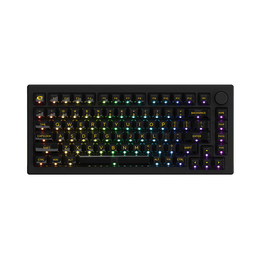 Bàn phím AKKO 5075B Plus Transparent Black Piano Pro