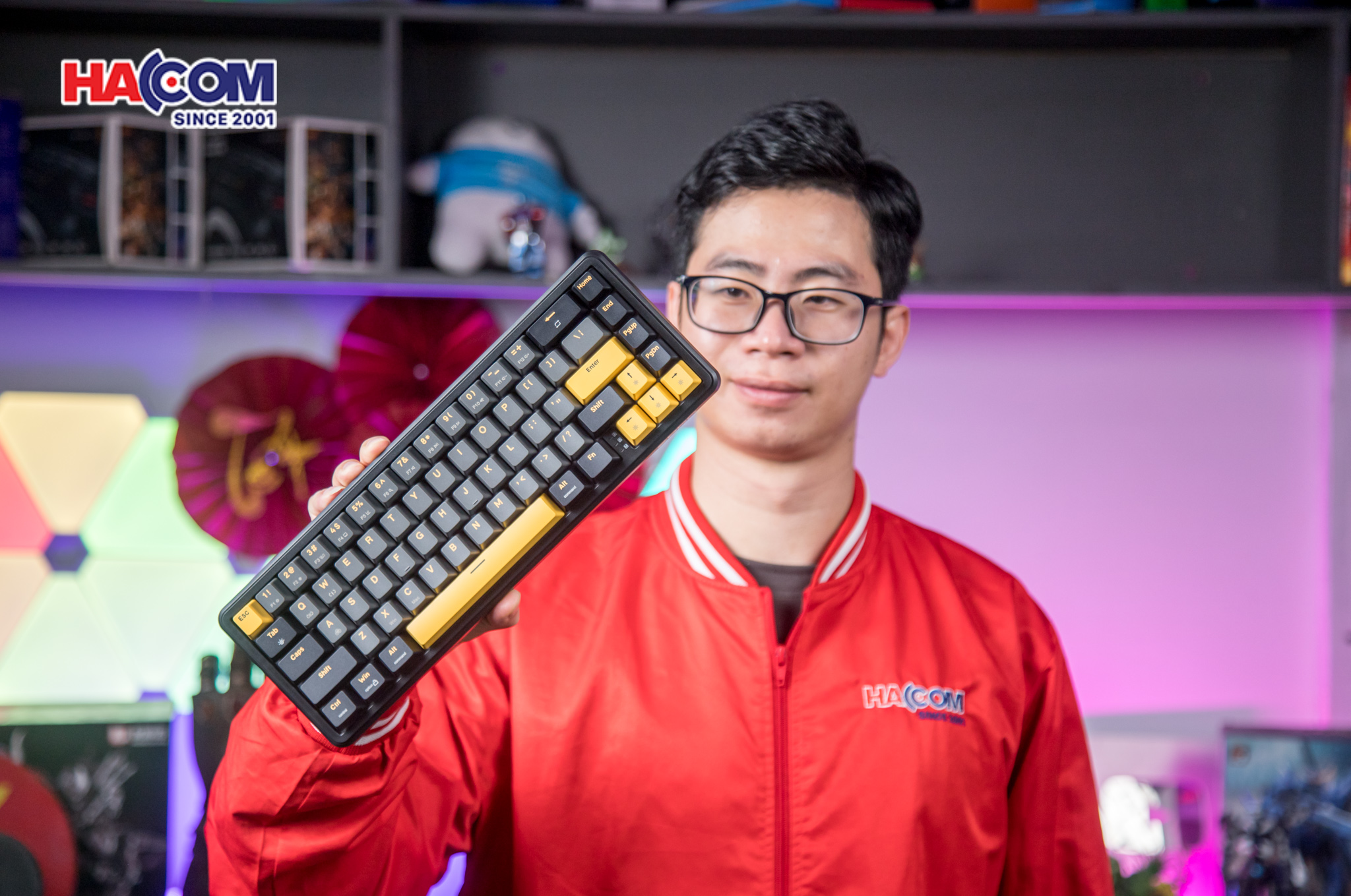 Bàn phím cơ có dây EDRA EK368HE (Magnet Switch) - Hình 7