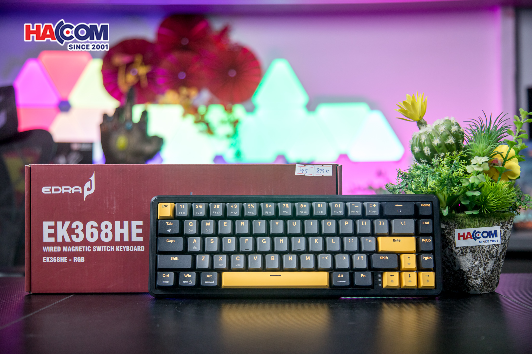 Bàn phím cơ có dây EDRA EK368HE (Magnet Switch) - Hình 8