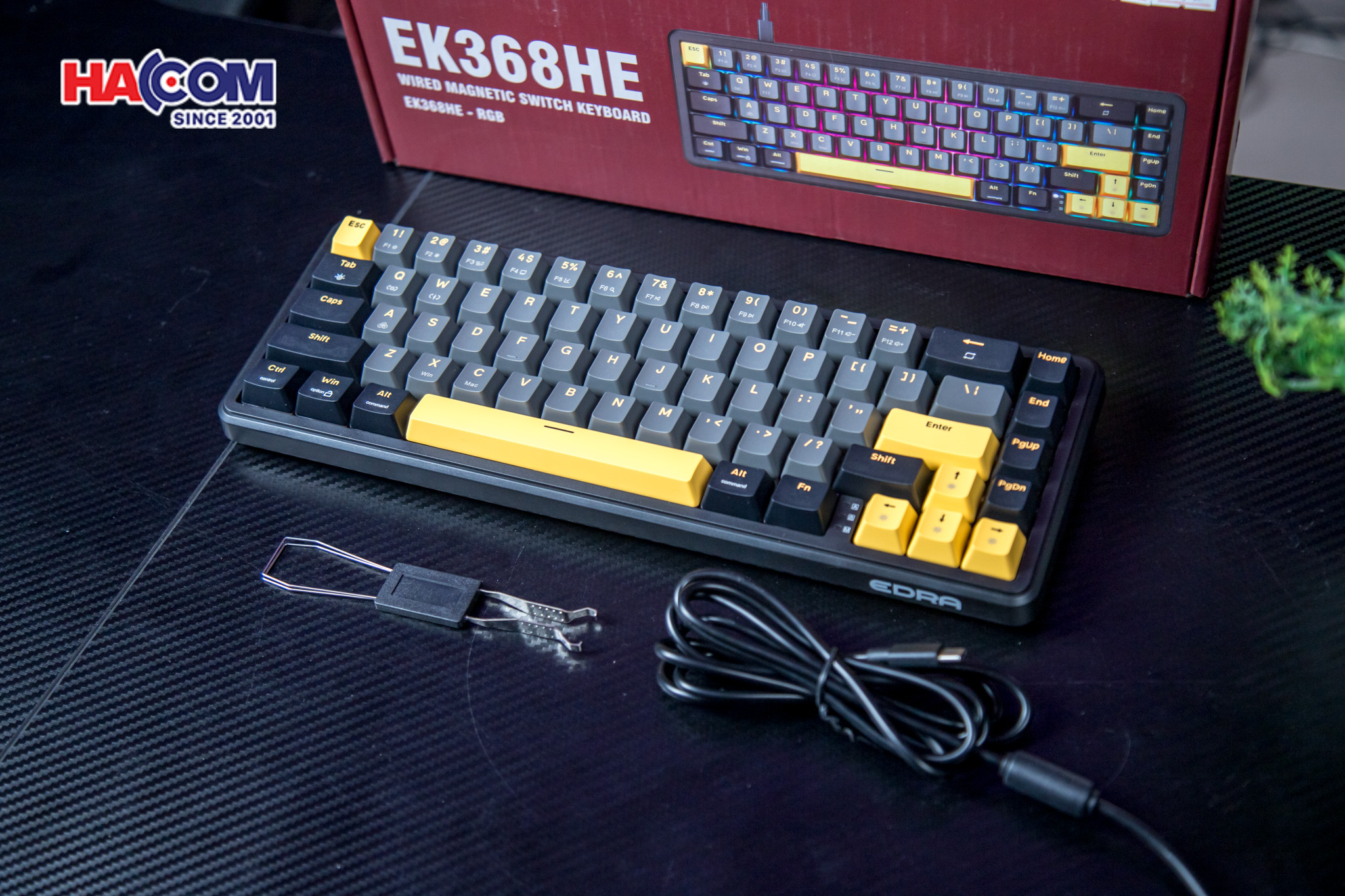 Bàn phím cơ có dây EDRA EK368HE (Magnet Switch) 8