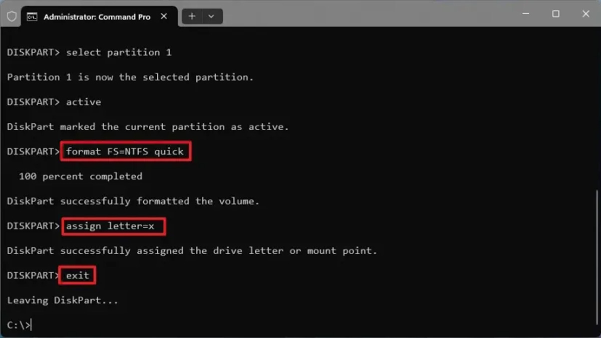 chia o cung tren win 11 hacom 5