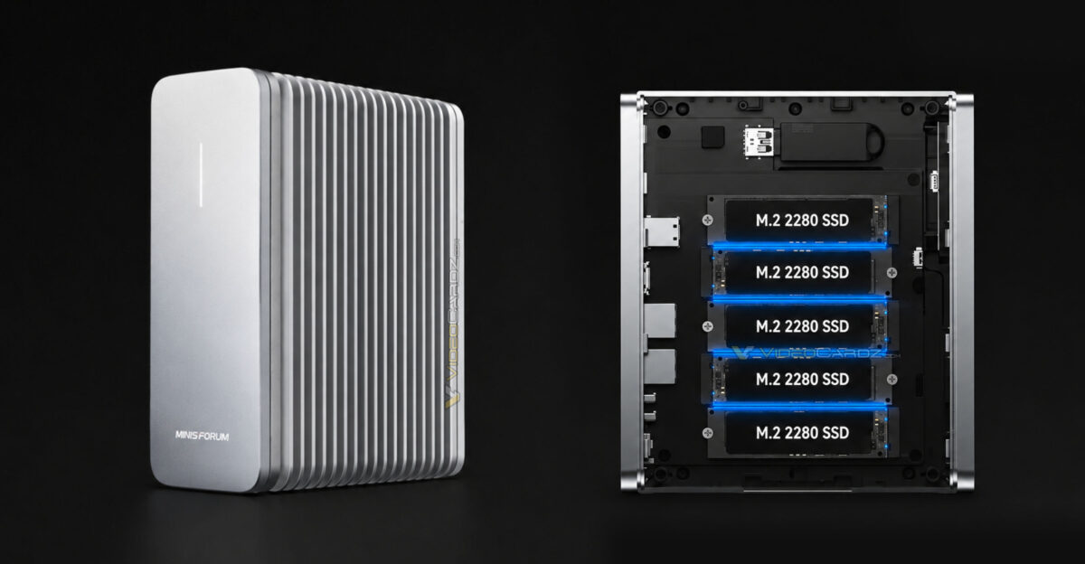 minisforum fanless intel core series 3 wildcat lake nas
