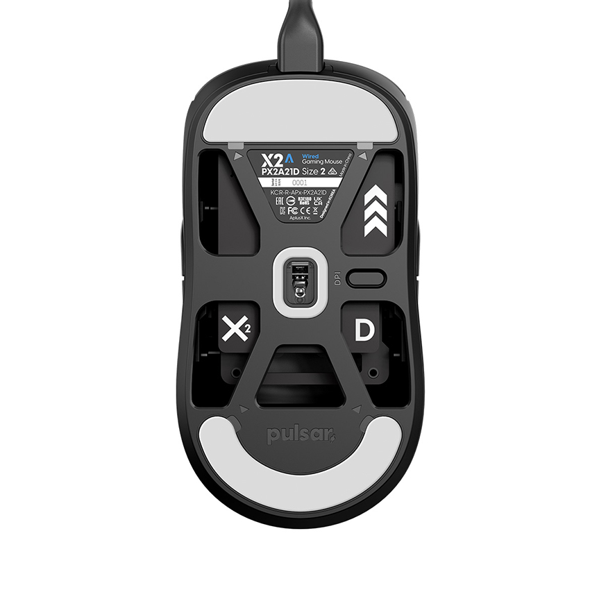 Chuột có dây PULSAR X2A Medium Black _PX2A21D - Hình 2