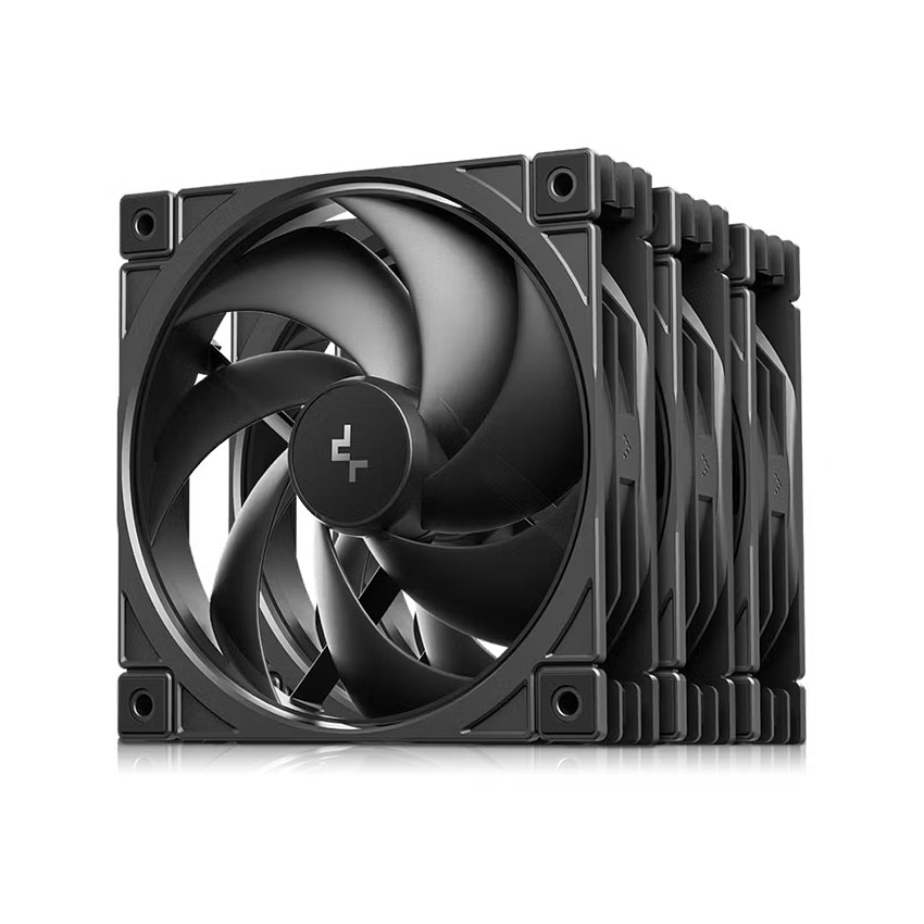 Fan Case DEEPCOOL FD12 V2 (3 in 1) - Black (Bộ 3c) chính hãng