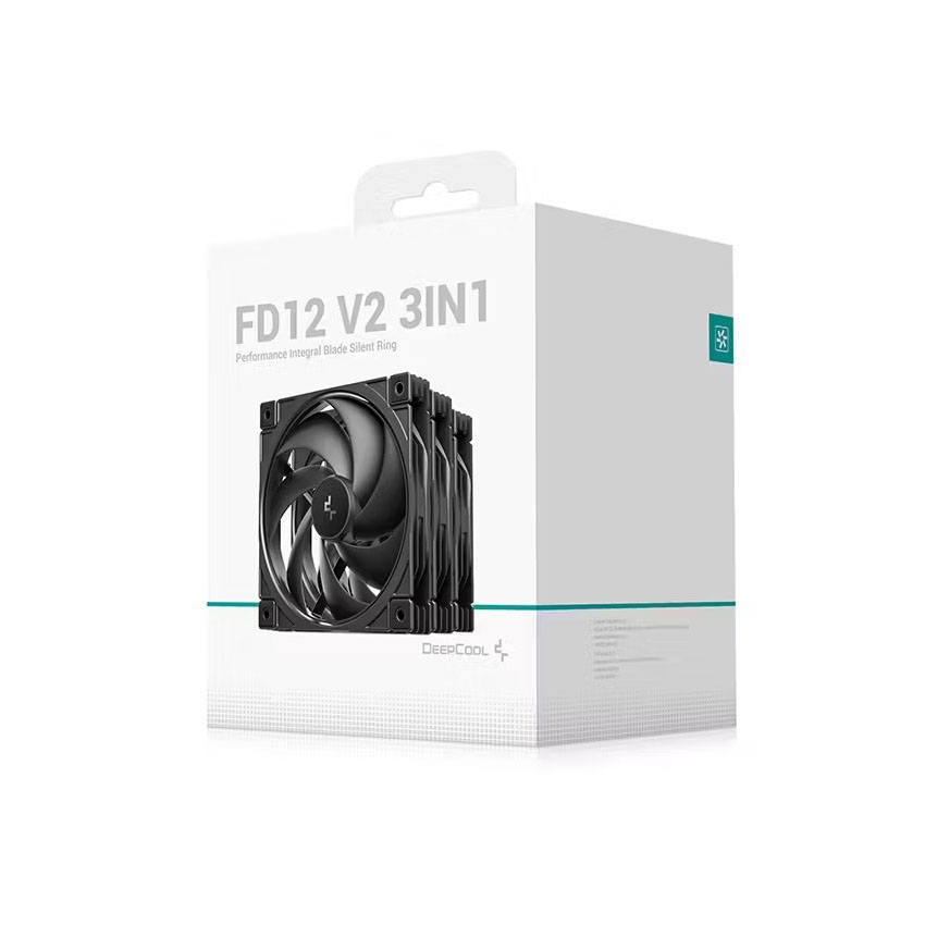 Fan Case DEEPCOOL FD12 V2 (3 in 1) - Black (Bộ 3c) - Hình 6