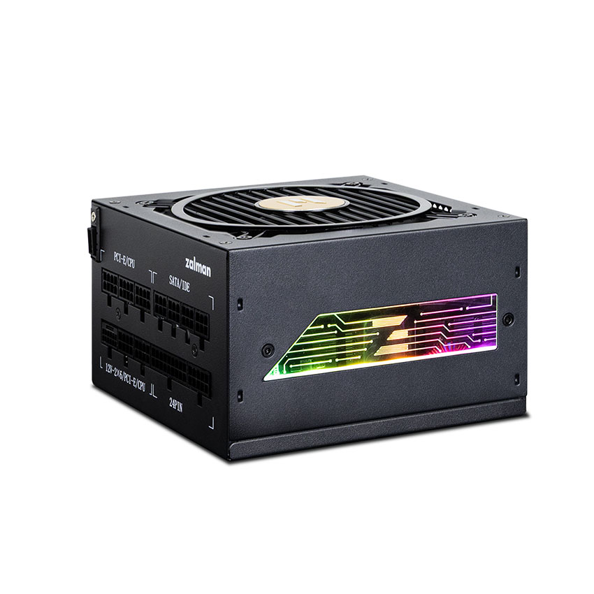 Nguồn ZALMAN TeraMaxII VIEW 850W (Cybenetics Platinum/PCIE 5/Full Modular) chính hãng