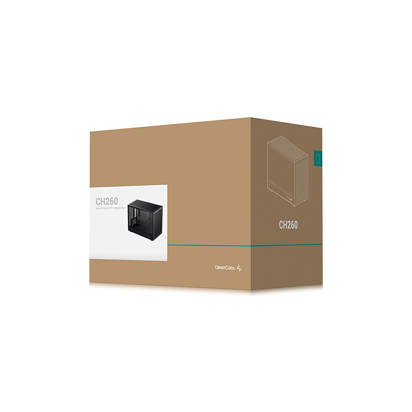 Vỏ Case DEEPCOOL CH260 - Black (mATX/0 Fan) - Hình 3