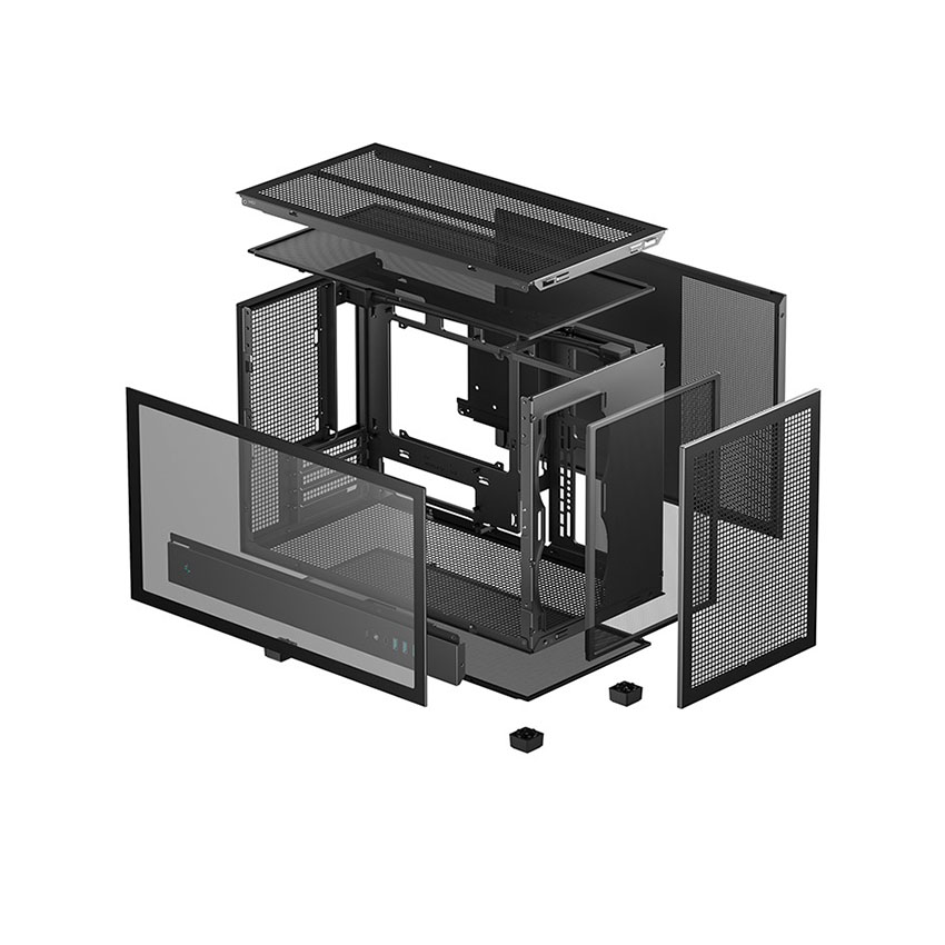 Vỏ Case DEEPCOOL CH260 - Black (mATX/0 Fan) - Hình 7