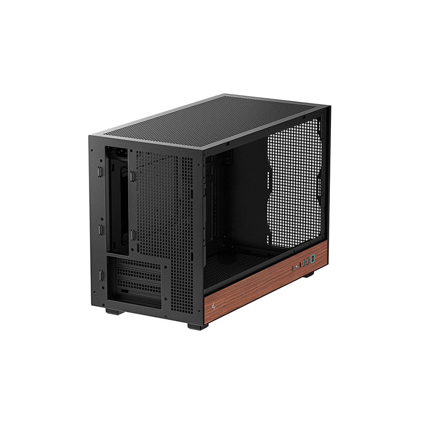 Vỏ Case DEEPCOOL CH260 WOOD - Black (mATX/0 fan) - Hình 10