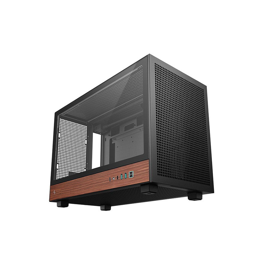 Vỏ Case DEEPCOOL CH260 WOOD - Black (mATX/0 fan) - Hình 8