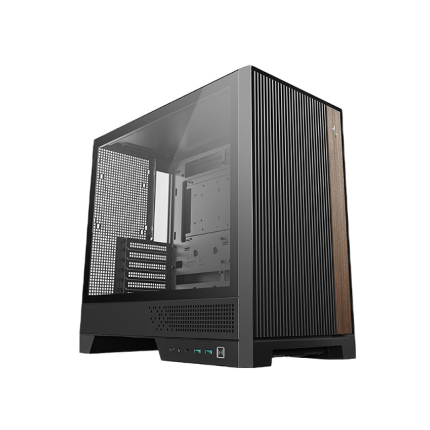 Vỏ Case DEEPCOOL CL600 ATX - Black (ATX/2 Fan RGB cánh ngược) chính hãng