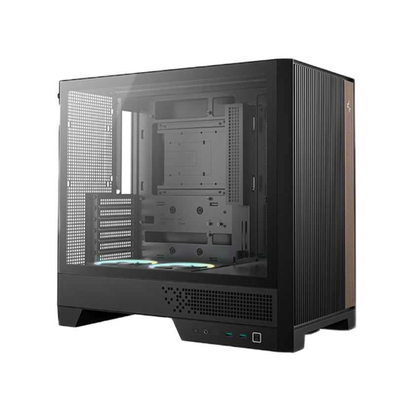 Vỏ Case DEEPCOOL CL600 ATX - Black (ATX/2 Fan RGB cánh ngược) - Hình 2