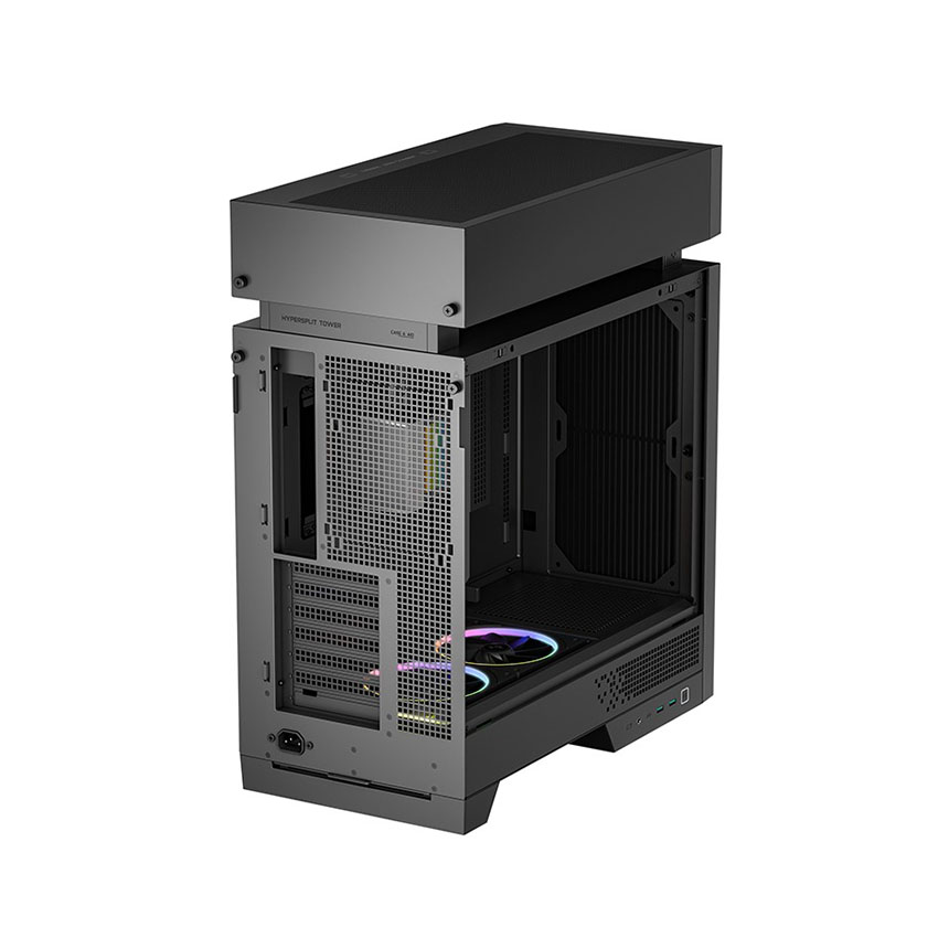 Vỏ Case DEEPCOOL CL6600 ATX - Black (ATX/2 Fan RGB cánh ngược/Tản AIO 360mm) - Hình 6