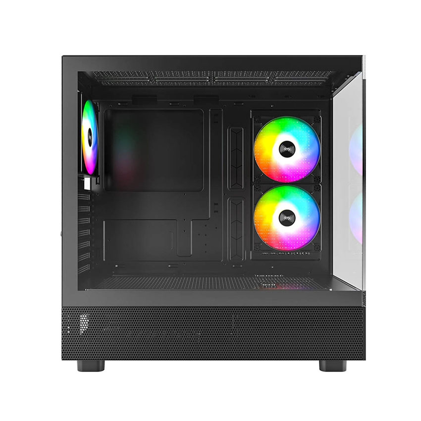 Vỏ Case MONTECH XR Black ARGB CAXRBLMT (ATX/3 fan ARGB) 6
