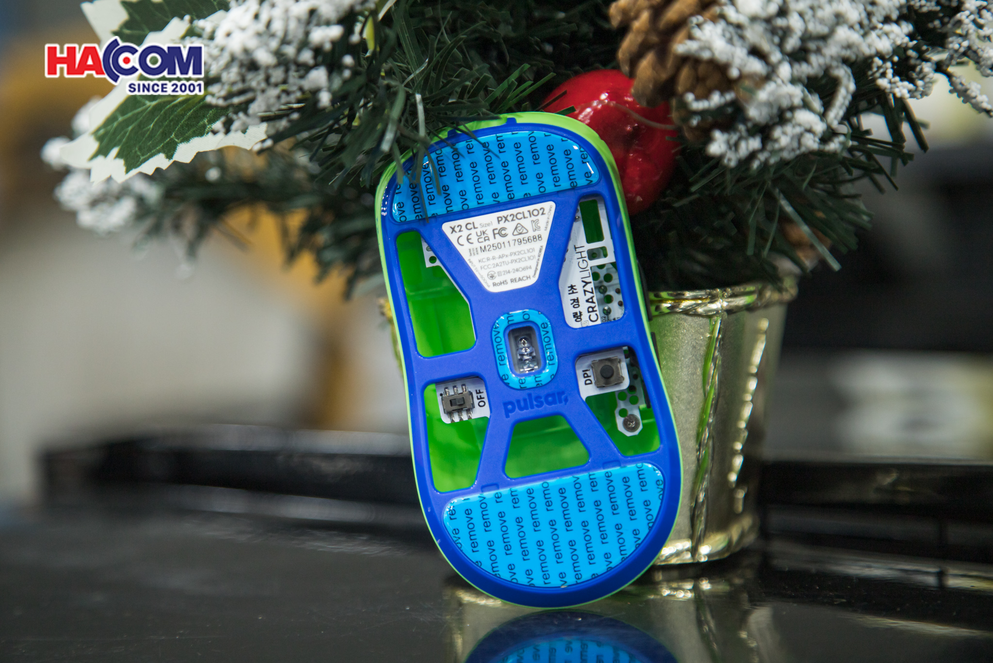 Chuột không dây Pulsar X2 CrazyLight Aqua Zest_PX2CL102 12