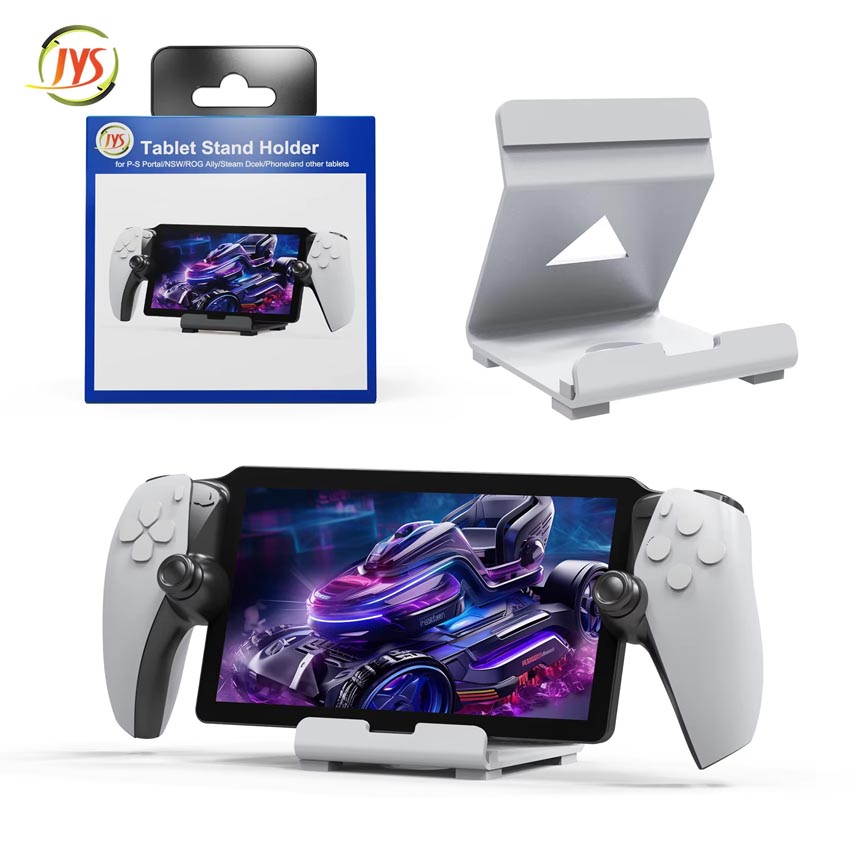 Giá đỡ JYS kim loại cho PS5 Portal/Steam Deck/Rog Ally màu trắng (JYS-P5185) 1