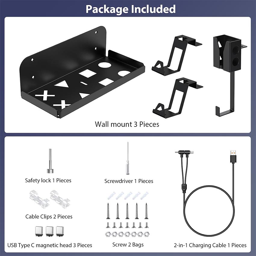 Giá treo JYS cho Playstation 5 Slim màu đen (JYS-P5177) 1