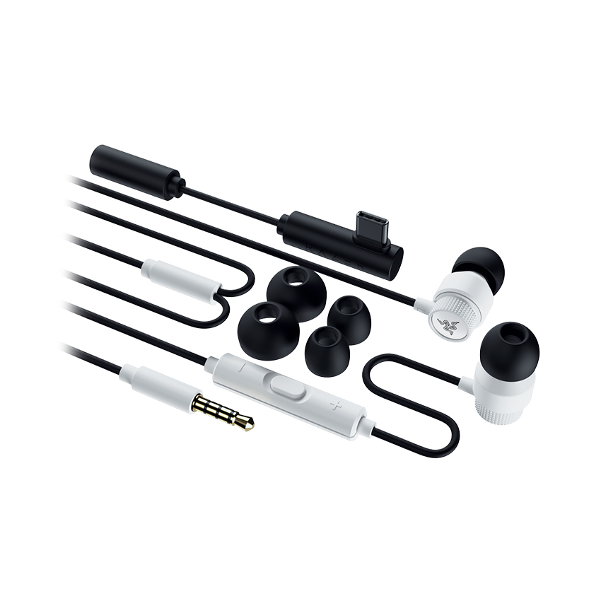 Tai nghe Razer Hammerhead V3 - White Edition (RZ12-05590200-R3AC) 1