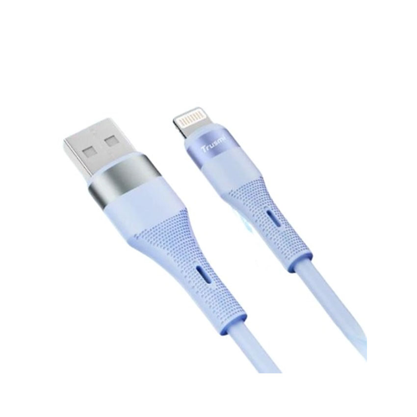 Cáp sạc Trusmi USB sang lightning CA34, dài 1M, màu xanh