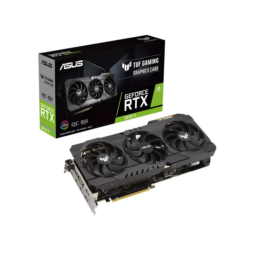 Card màn hình Asus TUF RTX 3070 Ti-O8G-GAMING - Cũ đẹp (Box)
