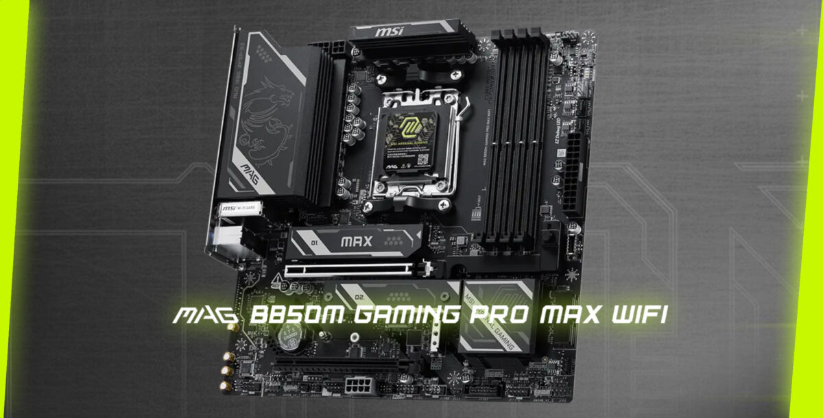 msi entry level mag b850m gaming pro max