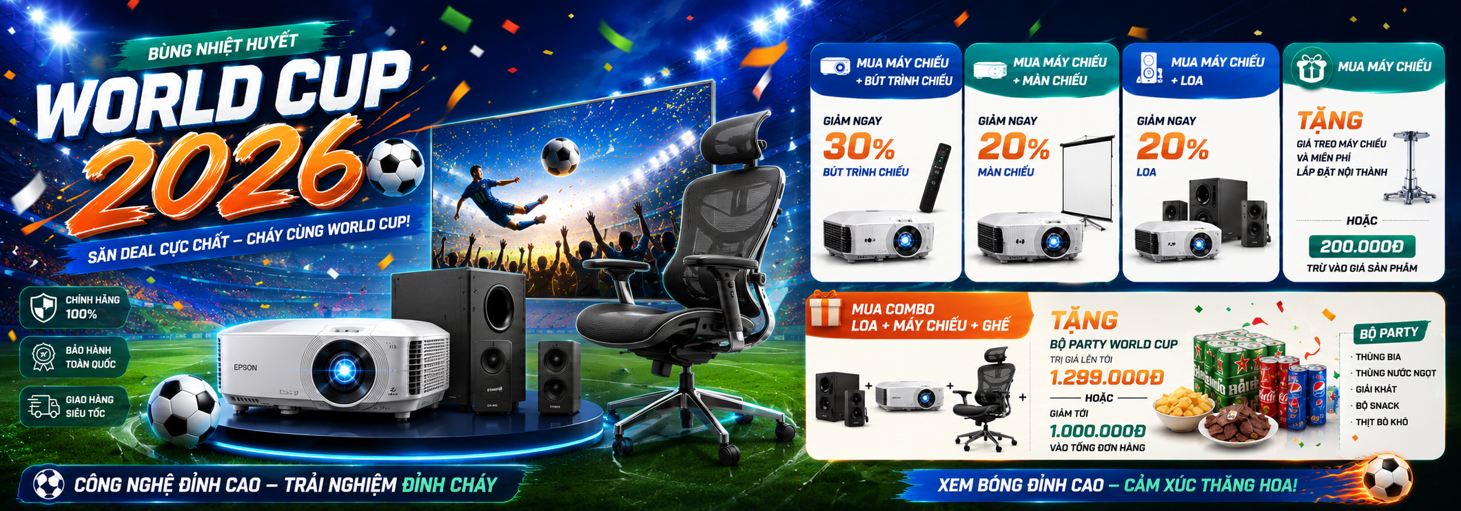 Banner Landing Page Máy Chiếu