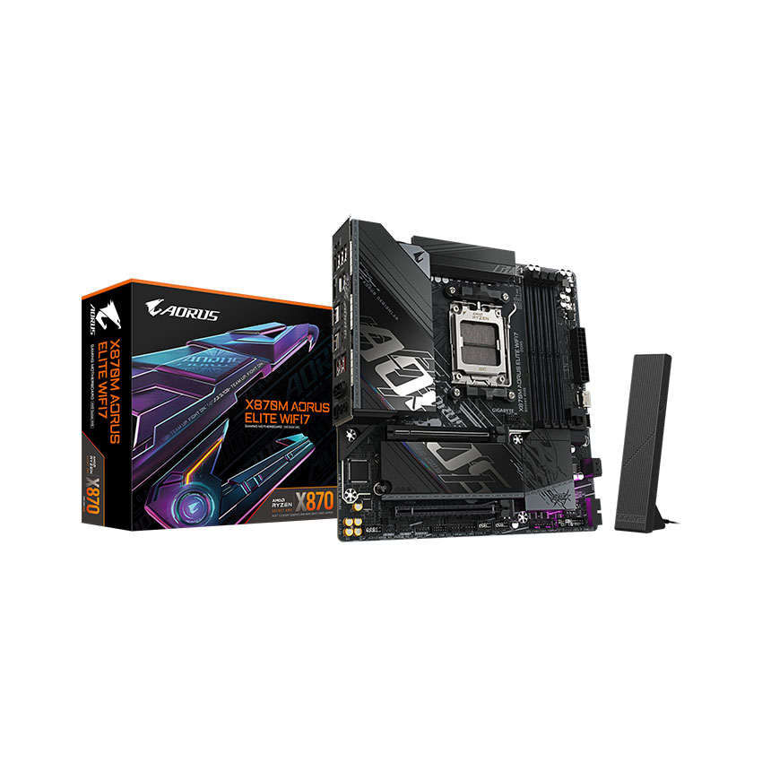 Mainboard Gigabyte X870M AORUS ELITE WIFI 7 chính hãng