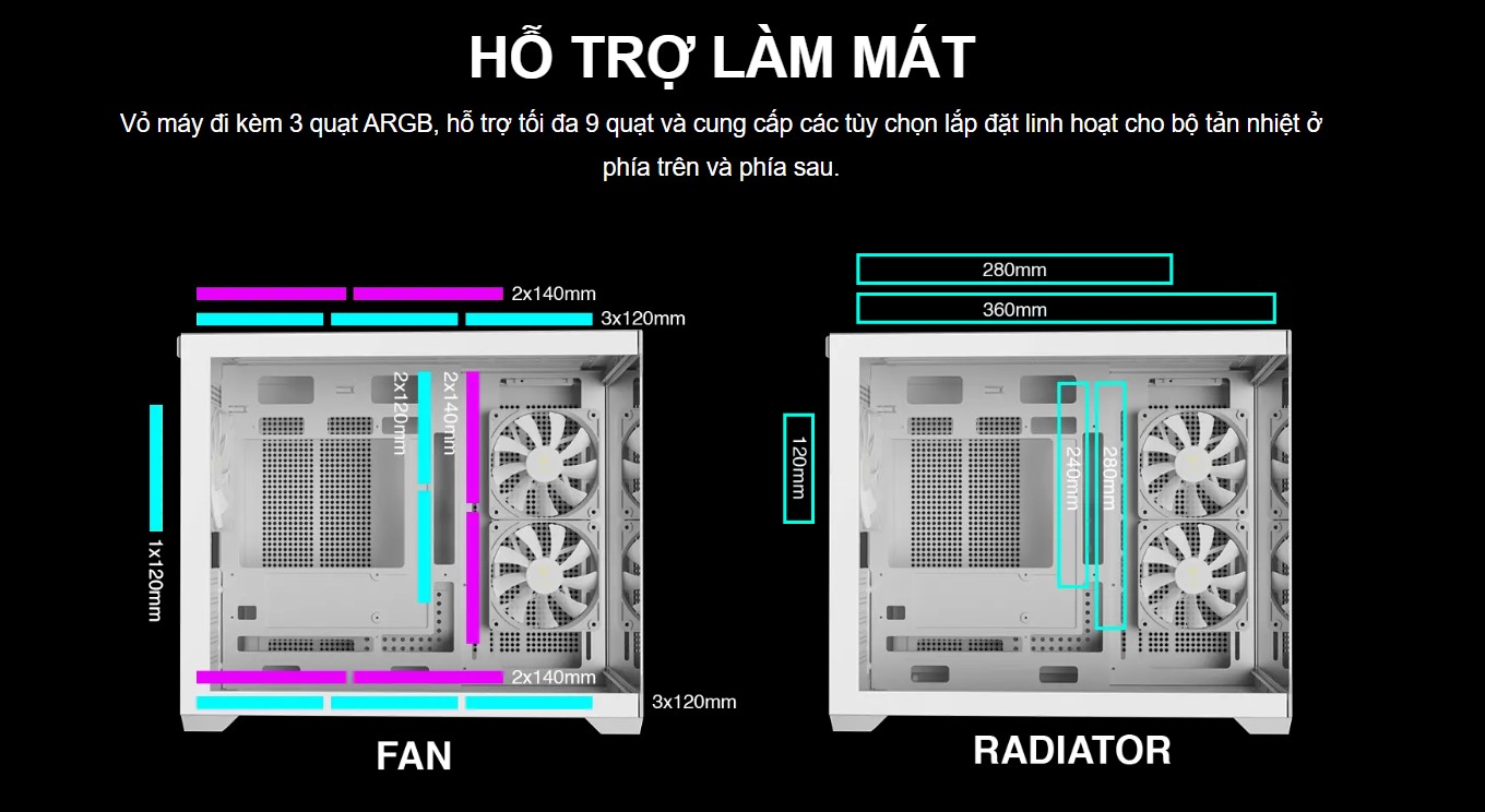 vo case gamdias aura gc10m v2 argb white hacom 2