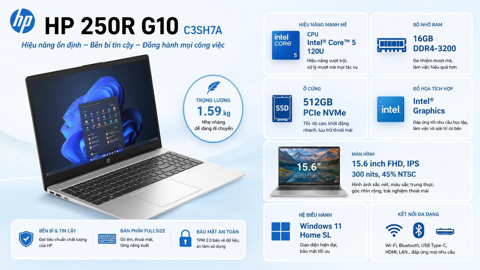 laptop cho sinh vien kinh te HACOM 3