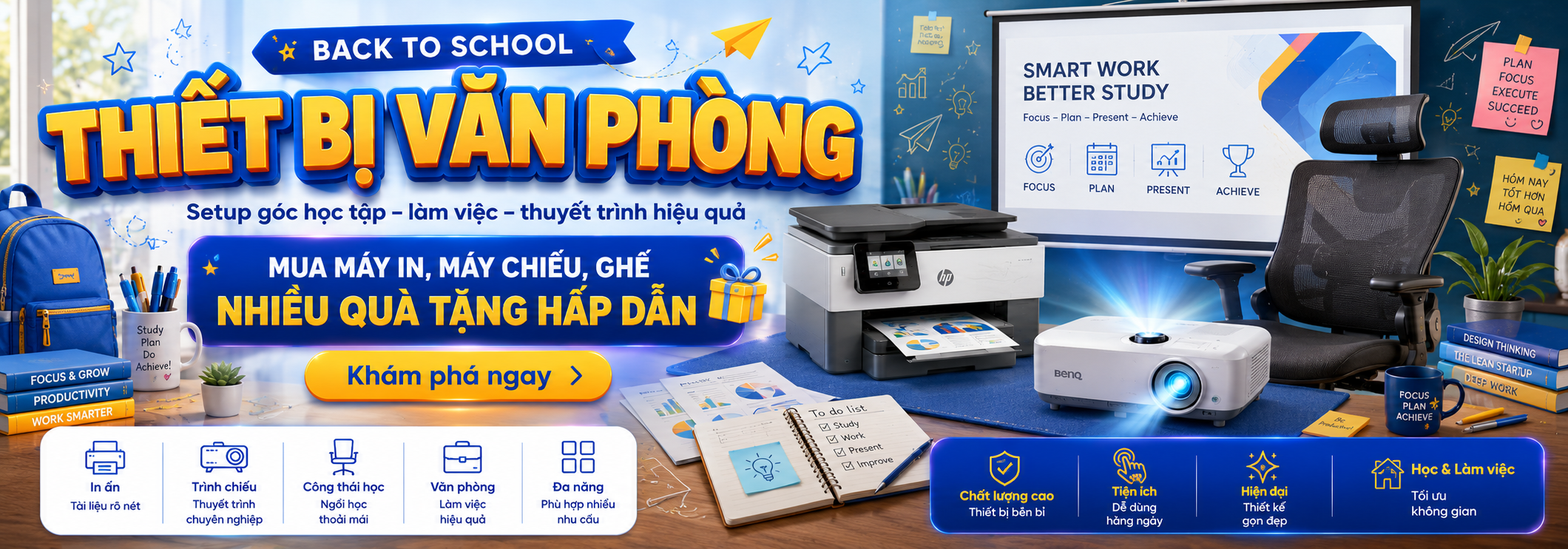Banner Landing Page Máy Chiếu
