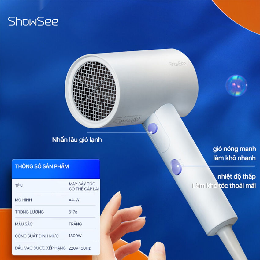 Máy Sấy Tóc Showsee A4-W 1