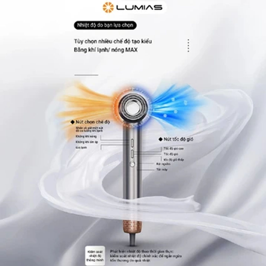 Máy Sấy Tóc Tốc Độ Cao Lumias HDL-200M - Màu Hồng 7