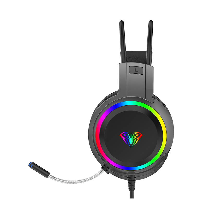 Tai nghe gaming có dây AULA S608 Đen (KM) 2