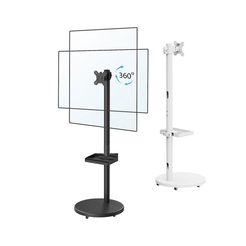 Khung treo tivi di động, có bánh xe Ergotek E2190 màu đen (17-35 inch)